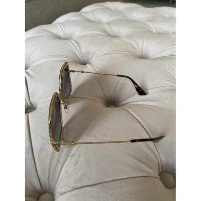 Pre-owned Gucci Gold Sunglasses