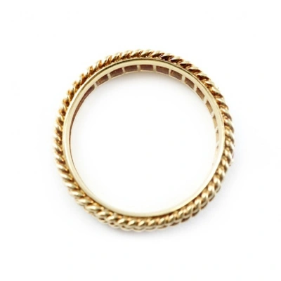 Pre-owned Dior Multicolour Yellow Gold Ring