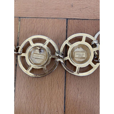 Pre-owned Moschino Belt In Gold