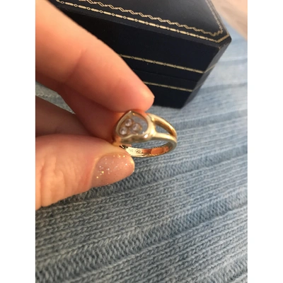 Pre-owned Chopard Happy Diamonds Gold Yellow Gold Ring