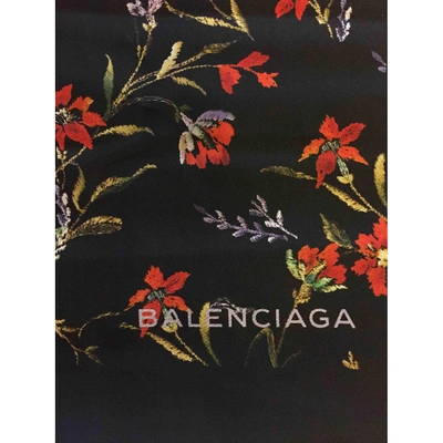 Pre-owned Balenciaga Multicolour Silk Scarf