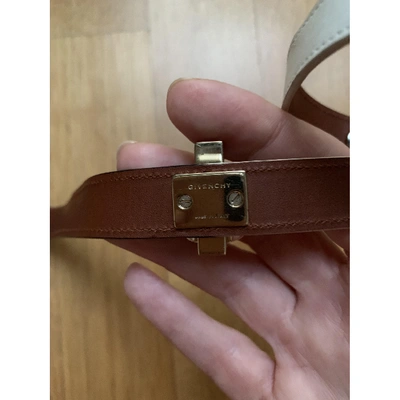 Pre-owned Givenchy Obsedia Leather Bracelet In Other
