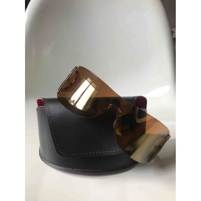 Pre-owned Romeo Gigli Brown Sunglasses