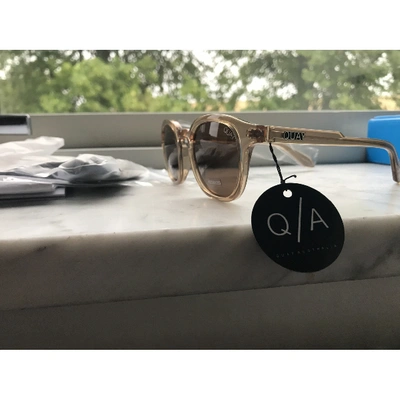 Pre-owned Quay Beige Sunglasses