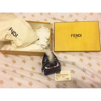 Pre-owned Fendi Leather Key Ring In Other