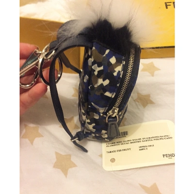 Pre-owned Fendi Leather Key Ring In Other