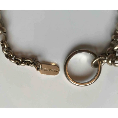 Pre-owned Delvaux Gold Metal Bracelet