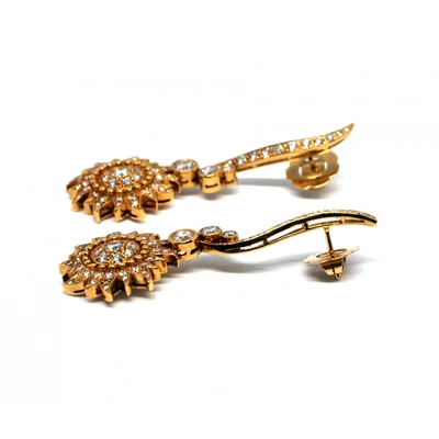 Pre-owned Carrera Y Carrera Yellow Yellow Gold Earrings