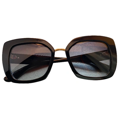 Pre-owned Dolce & Gabbana Black Sunglasses