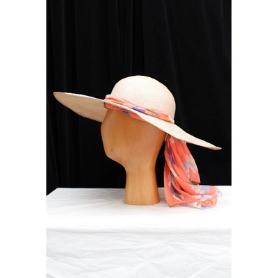 Pre-owned Nina Ricci Wicker Hat