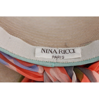 Pre-owned Nina Ricci Wicker Hat