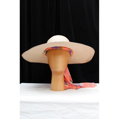 Pre-owned Nina Ricci Wicker Hat