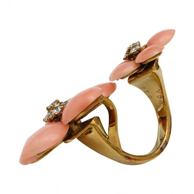 Pre-owned Van Cleef & Arpels Bagues Entre Les Doigts Yellow Gold Ring
