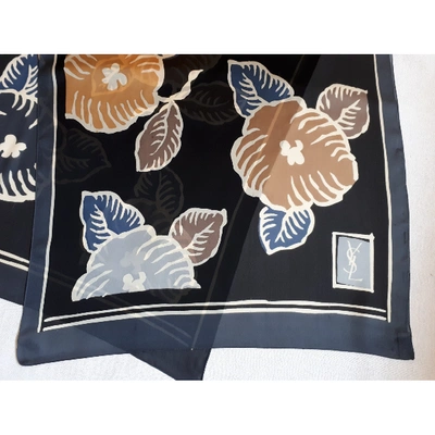 Pre-owned Saint Laurent Multicolour Silk Scarf