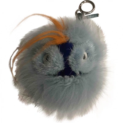 Pre-owned Fendi Key Ring In Blue