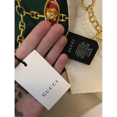 Pre-owned Gucci Multicolour Silk Silk Handkerchief