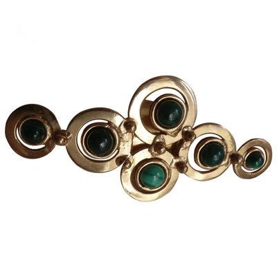 Pre-owned Sylvia Toledano Green Metal Ring