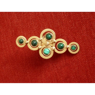 Pre-owned Sylvia Toledano Green Metal Ring