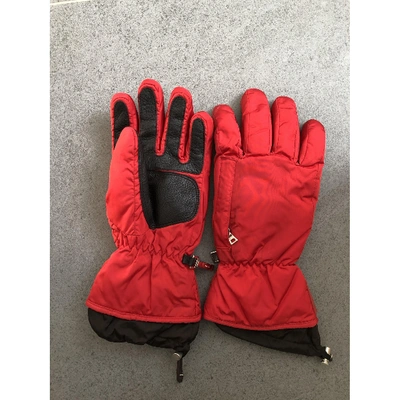 Pre-owned Prada Red Gloves