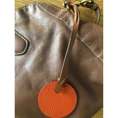 Pre-owned Moynat Paris Beige Leather Bag Charms