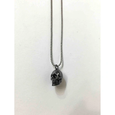 Pre-owned Marc Jacobs Long Necklace In Silver