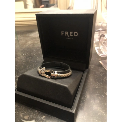 Pre-owned Fred Force 10 Bracelet In Grey