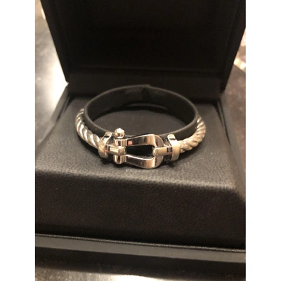 Pre-owned Fred Force 10 Bracelet In Grey