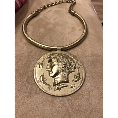 Pre-owned Dolce & Gabbana Metallic Metal Necklace