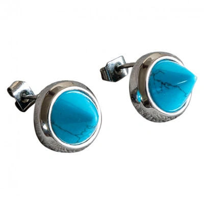Pre-owned Eddie Borgo Earrings In Turquoise