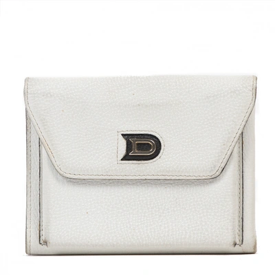 Pre-owned Delvaux Ecru Leather Wallet