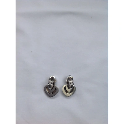 Pre-owned Bulgari White Gold Earrings In Silver