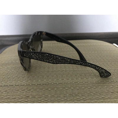 Pre-owned Miu Miu Anthracite Sunglasses