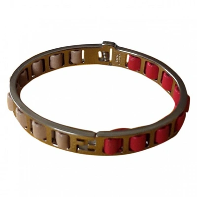 Pre-owned Fendi Pink Metal Bracelets