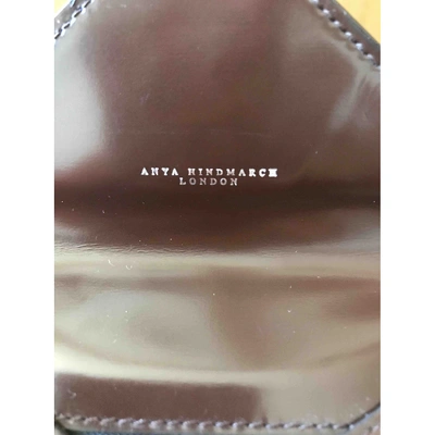 Pre-owned Anya Hindmarch Leather Wallet In Brown