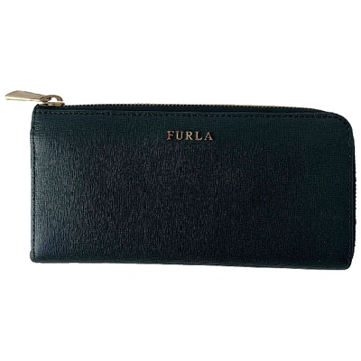 FURLA Pre-owned Leather Wallet In Green