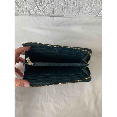 FURLA Pre-owned Leather Wallet In Green