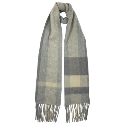 Pre-owned Chloé Cashmere Scarf In Grey