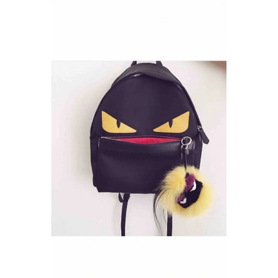 Pre-owned Fendi Bag Bug Yellow Mink Bag Charms