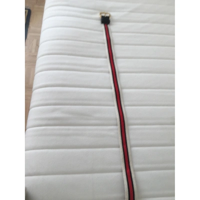 Pre-owned Marni Cloth Belt In Red
