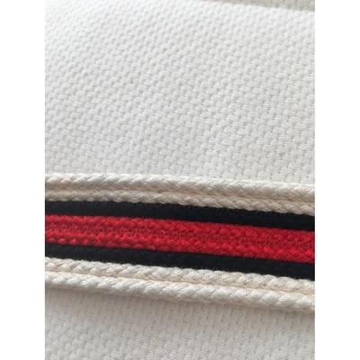 Pre-owned Marni Cloth Belt In Red