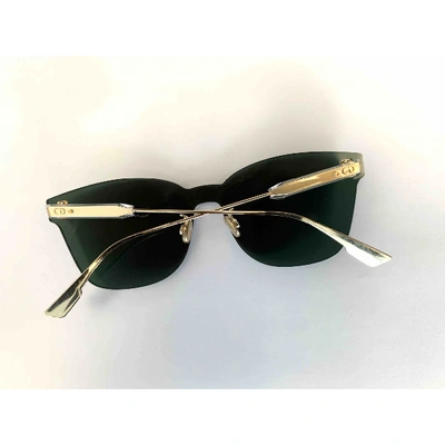 Pre-owned Dior Green Metal Sunglasses