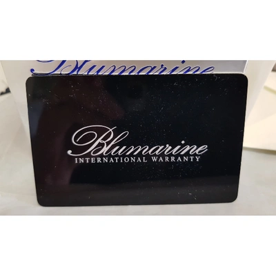 Pre-owned Blumarine Watch In Silver