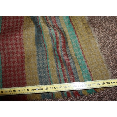Pre-owned Chloé Wool Stole In Multicolour