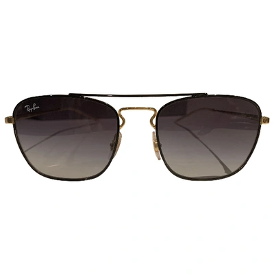 Pre-owned Ray Ban Gold Metal Sunglasses