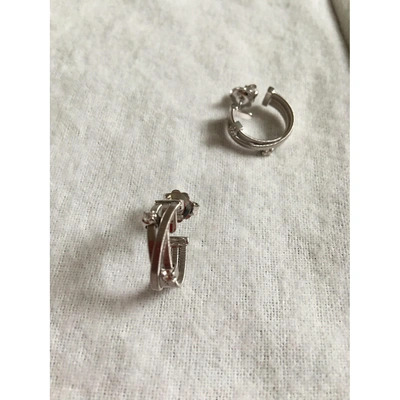 Pre-owned Marco Bicego White Gold Earrings In Silver