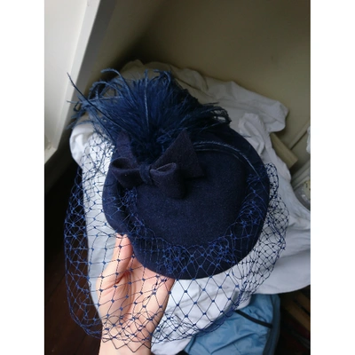 Pre-owned Atelier Paulin Blue Hat