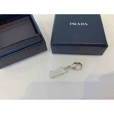 Pre-owned Prada Silver Metal Bag Charms