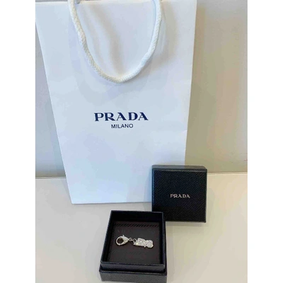 Pre-owned Prada Silver Metal Bag Charms