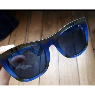 Pre-owned Retrosuperfuture Blue Sunglasses