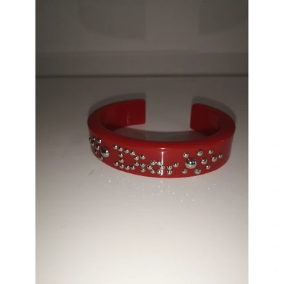 Pre-owned Dior Red Plastic Bracelet